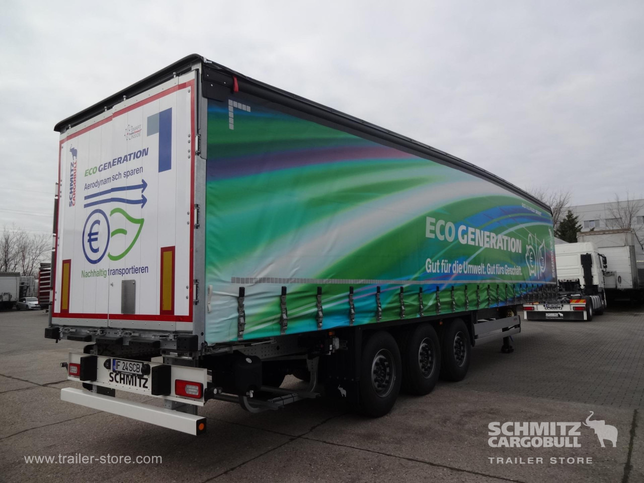 SCHMITZ Curtainsider Standard - Полуприколка со церада: слика 1 SCHMITZ Curtainsider Standard - Полуприколка со церада: слика 1