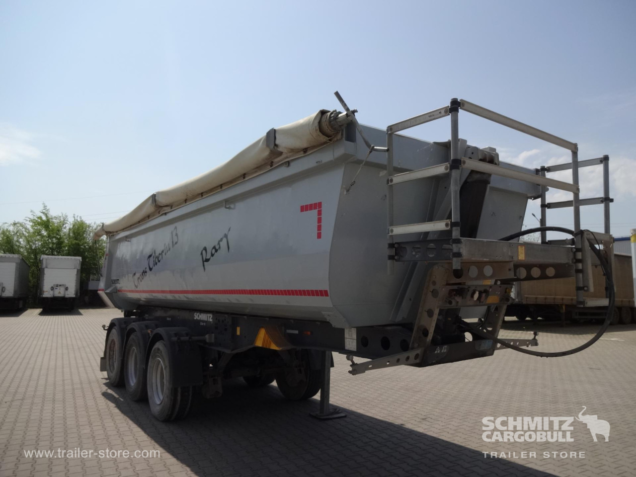 SCHMITZ Tipper Steel half pipe body 24m³ - Кипер полуприколка: слика 5 SCHMITZ Tipper Steel half pipe body 24m³ - Кипер полуприколка: слика 5