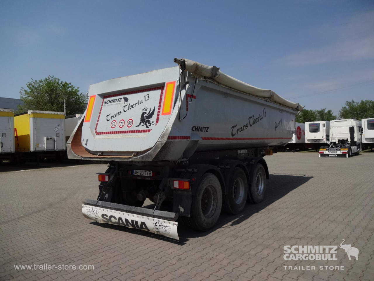 SCHMITZ Tipper Steel half pipe body 24m³ - Кипер полуприколка: слика 3 SCHMITZ Tipper Steel half pipe body 24m³ - Кипер полуприколка: слика 3