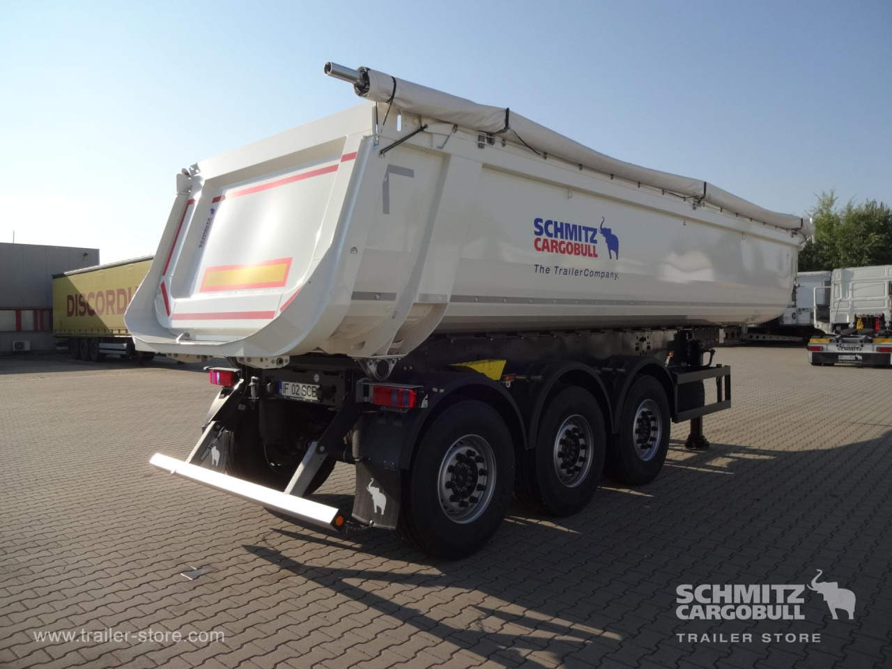 SCHMITZ Tipper Steel half pipe body 27m³ - Кипер полуприколка: слика 3 SCHMITZ Tipper Steel half pipe body 27m³ - Кипер полуприколка: слика 3