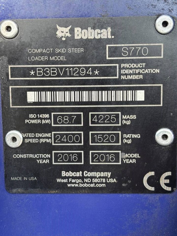 Компактен натоварувач Bobcat S 770: слика 11