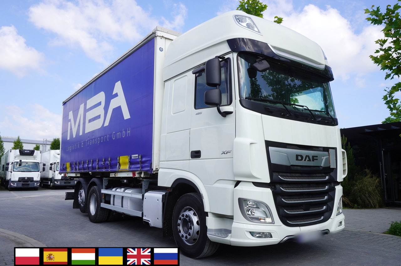 DAF DAF XF 480 SSC / Curtainsider 19 EPAL / 2021 - Камион со церада: слика 1 DAF DAF XF 480 SSC / Curtainsider 19 EPAL / 2021 - Камион со церада: слика 1
