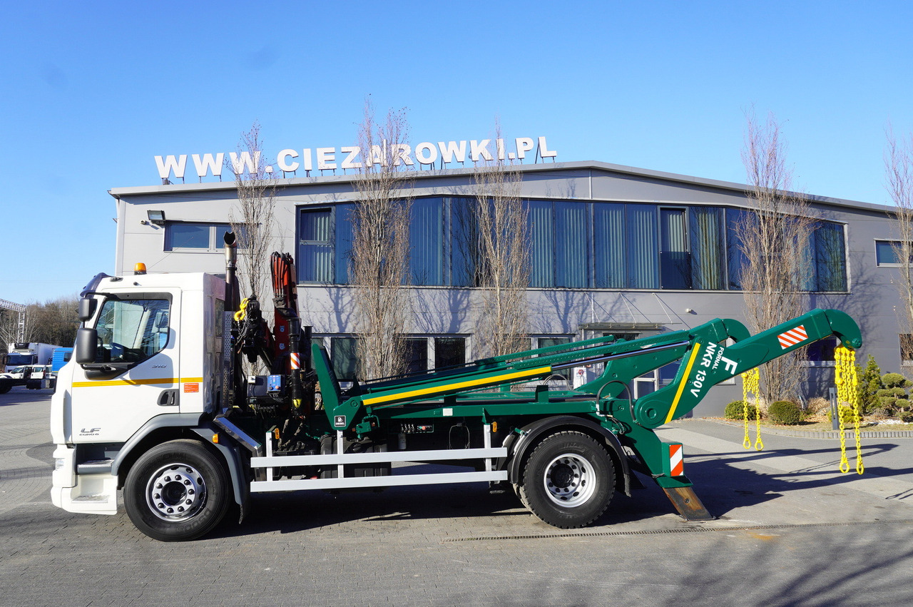 DAF LF 18.310 E6 / Skip loader Fornal NKR 130V / HDS HMF 735 K2 / Manual gearbox - Камион за подигање контејнери, Камион со кран: слика 3 DAF LF 18.310 E6 / Skip loader Fornal NKR 130V / HDS HMF 735 K2 / Manual gearbox - Камион за подигање контејнери, Камион со кран: слика 3