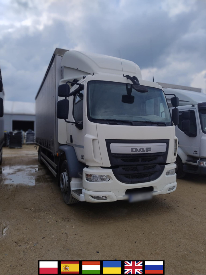 DAF LF 250 / Curtainsider 18 EPAL / sleeping cab - Камион со церада: слика 1 DAF LF 250 / Curtainsider 18 EPAL / sleeping cab - Камион со церада: слика 1