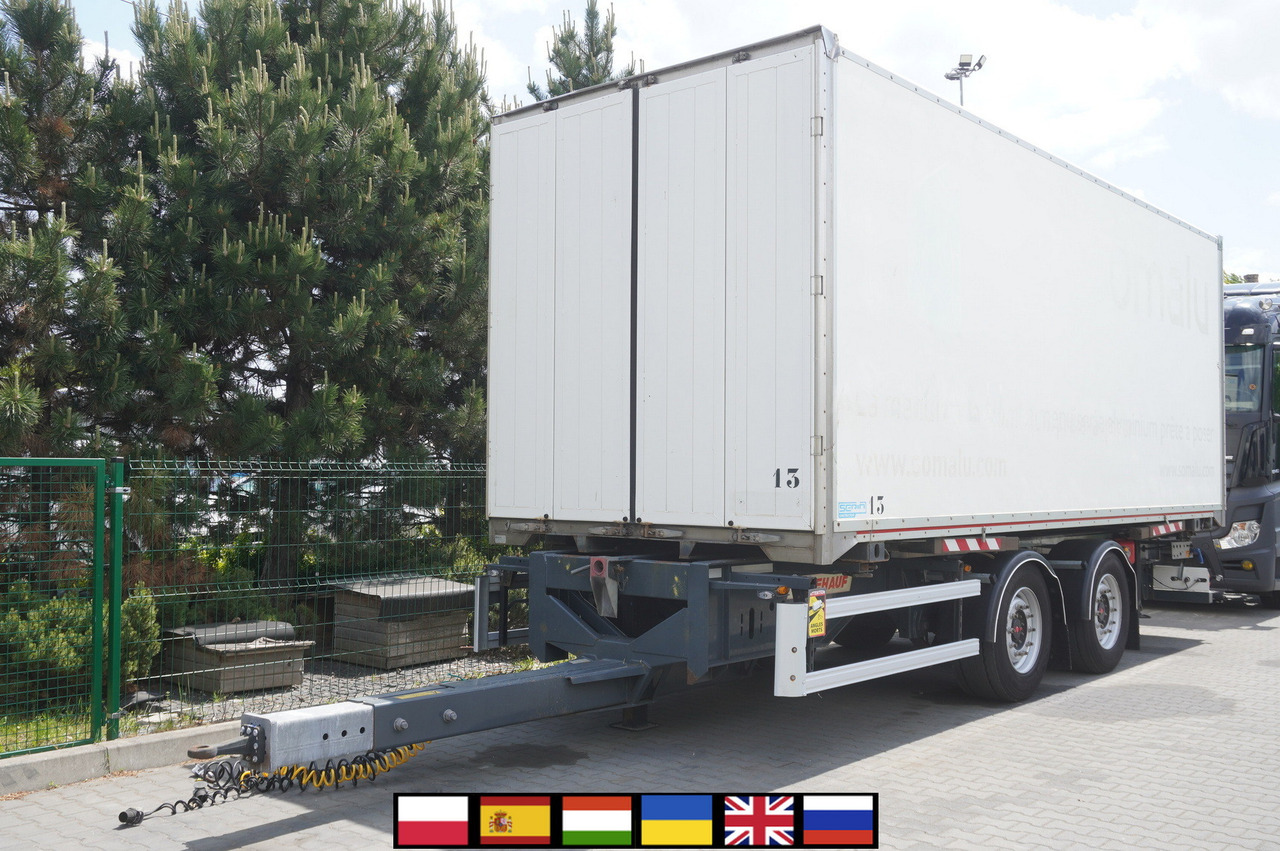 Fruehauf passthrough box trailer 18 EPAL / 2021 / SAF axles - Приколка сандучар: слика 1 Fruehauf passthrough box trailer 18 EPAL / 2021 / SAF axles - Приколка сандучар: слика 1