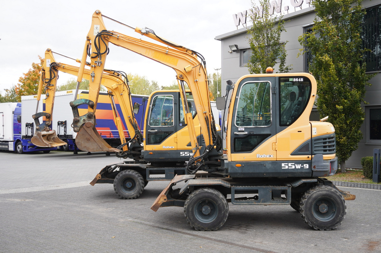 Hyundai Robex 55W-9 Wheeled Excavator 5.5t / 2pcs - Багер: слика 1 Hyundai Robex 55W-9 Wheeled Excavator 5.5t / 2pcs - Багер: слика 1
