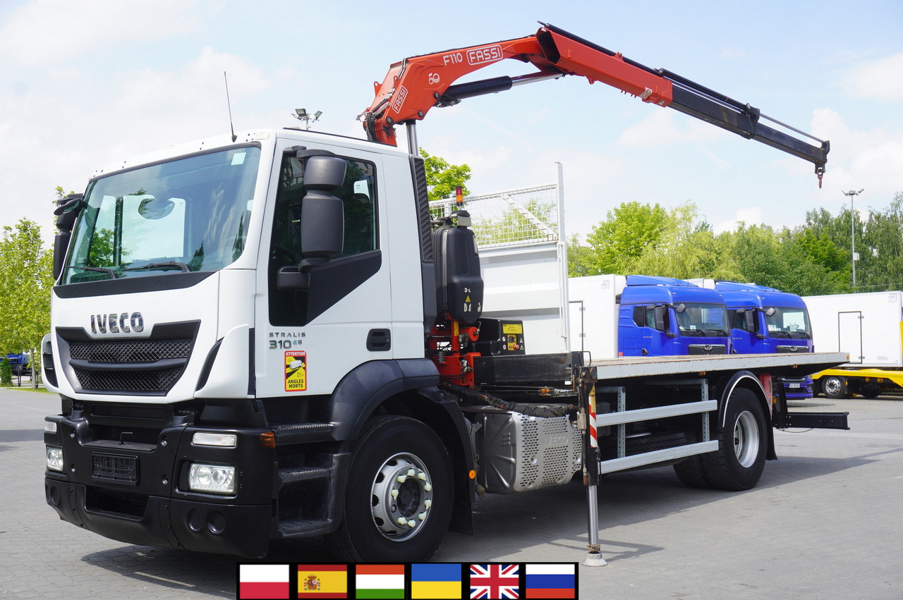 IVECO STRALIS 310 E6 / FASSI F110B / 630 MTH! / 4 t lift cap. / 19 t - Камион со кран: слика 1 IVECO STRALIS 310 E6 / FASSI F110B / 630 MTH! / 4 t lift cap. / 19 t - Камион со кран: слика 1