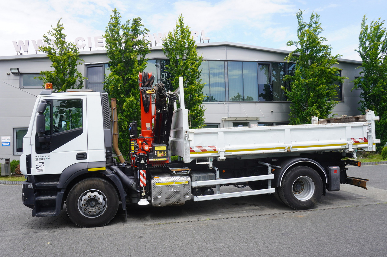 IVECO STRALIS 330 E6 / FASSI 195A 8.5 T / 3-side tipper - Камион со кран: слика 3 IVECO STRALIS 330 E6 / FASSI 195A 8.5 T / 3-side tipper - Камион со кран: слика 3
