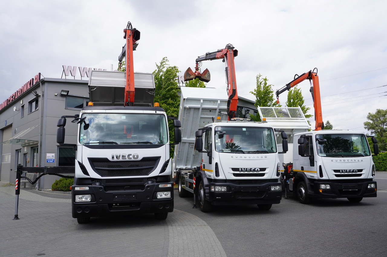 IVECO Stralis 310 E6 / NEW 3-sided tipper / Fassi F135 crane with remote control - Камион со платформа, Камион со кран: слика 3 IVECO Stralis 310 E6 / NEW 3-sided tipper / Fassi F135 crane with remote control - Камион со платформа, Камион со кран: слика 3