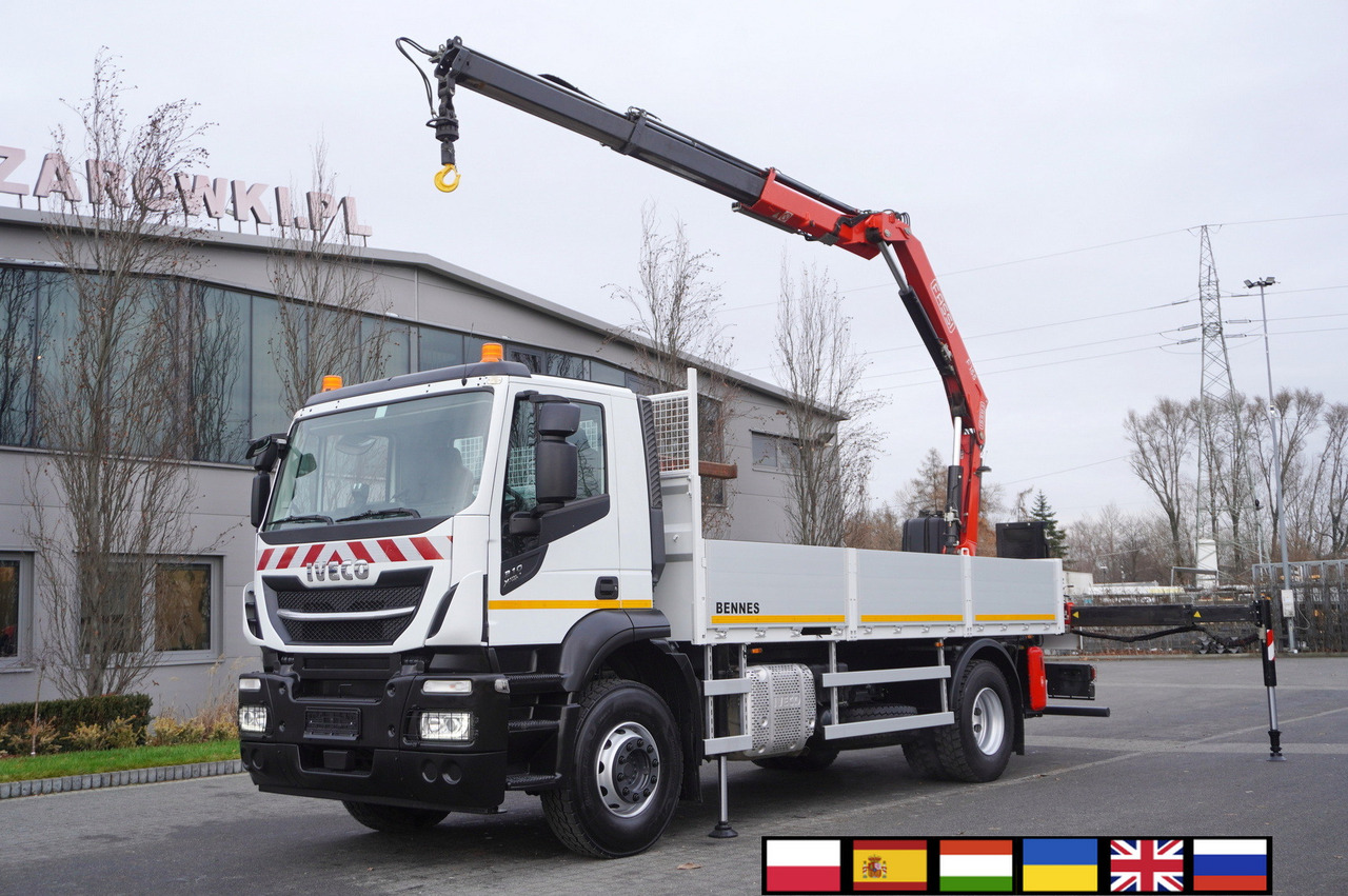IVECO Stralis X-Way 310 4x2 E6 / Fassi F155 crane / 670 MTH / Remote control / Rotator / 130 tho. km - Камион со платформа, Камион со кран: слика 1 IVECO Stralis X-Way 310 4x2 E6 / Fassi F155 crane / 670 MTH / Remote control / Rotator / 130 tho. km - Камион со платформа, Камион со кран: слика 1