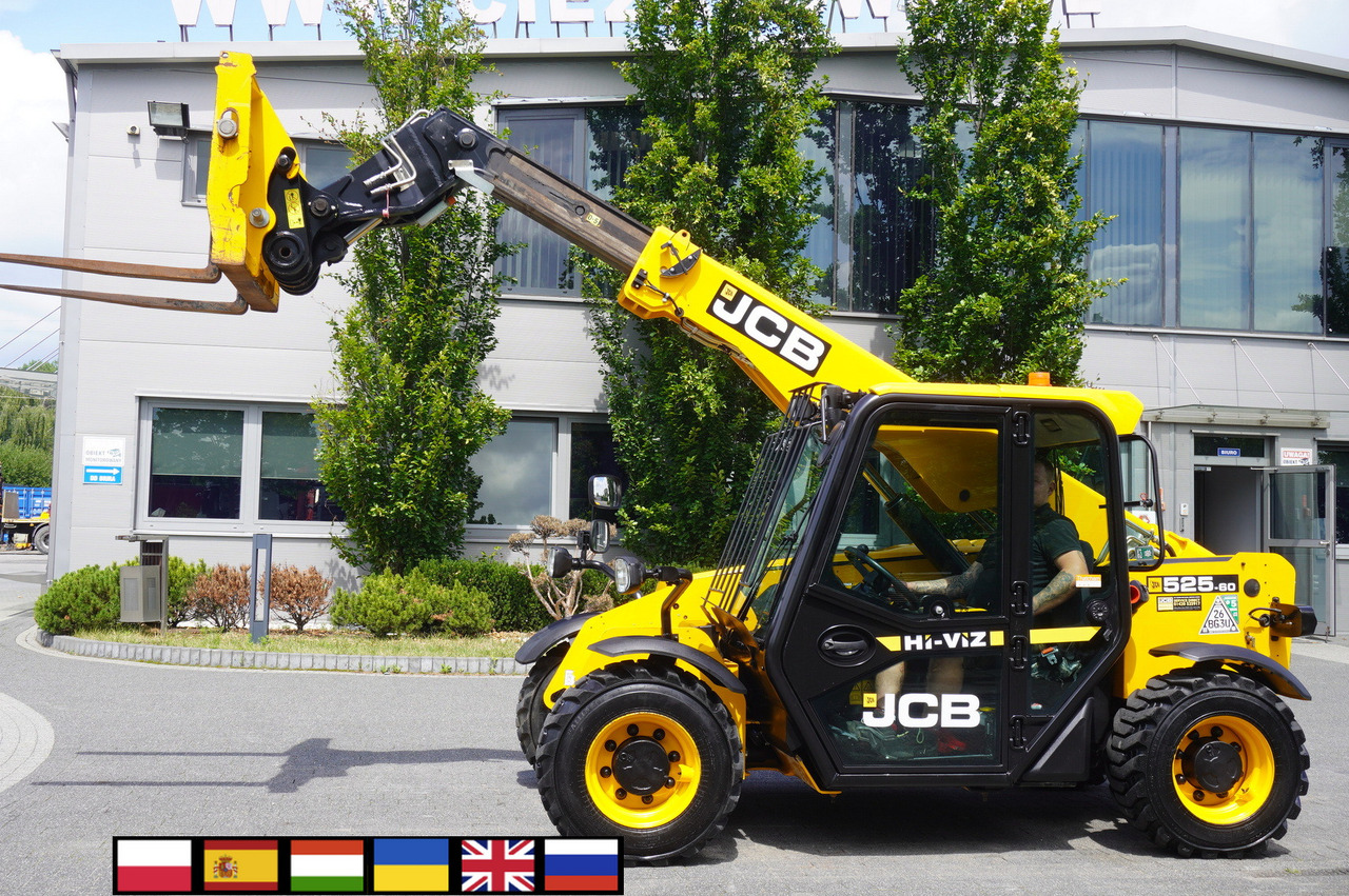 JCB 525-60T5 / 2022 / 860 MTH! / 2.5 T / Reach 6 m / joystick - Телескопски ракувач: слика 1 JCB 525-60T5 / 2022 / 860 MTH! / 2.5 T / Reach 6 m / joystick - Телескопски ракувач: слика 1