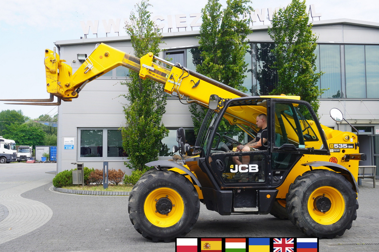 JCB 535-95 / 3.5 T / range 9.5 m / joystick / 2021 - Телескопски натоварувач на тркала: слика 1 JCB 535-95 / 3.5 T / range 9.5 m / joystick / 2021 - Телескопски натоварувач на тркала: слика 1