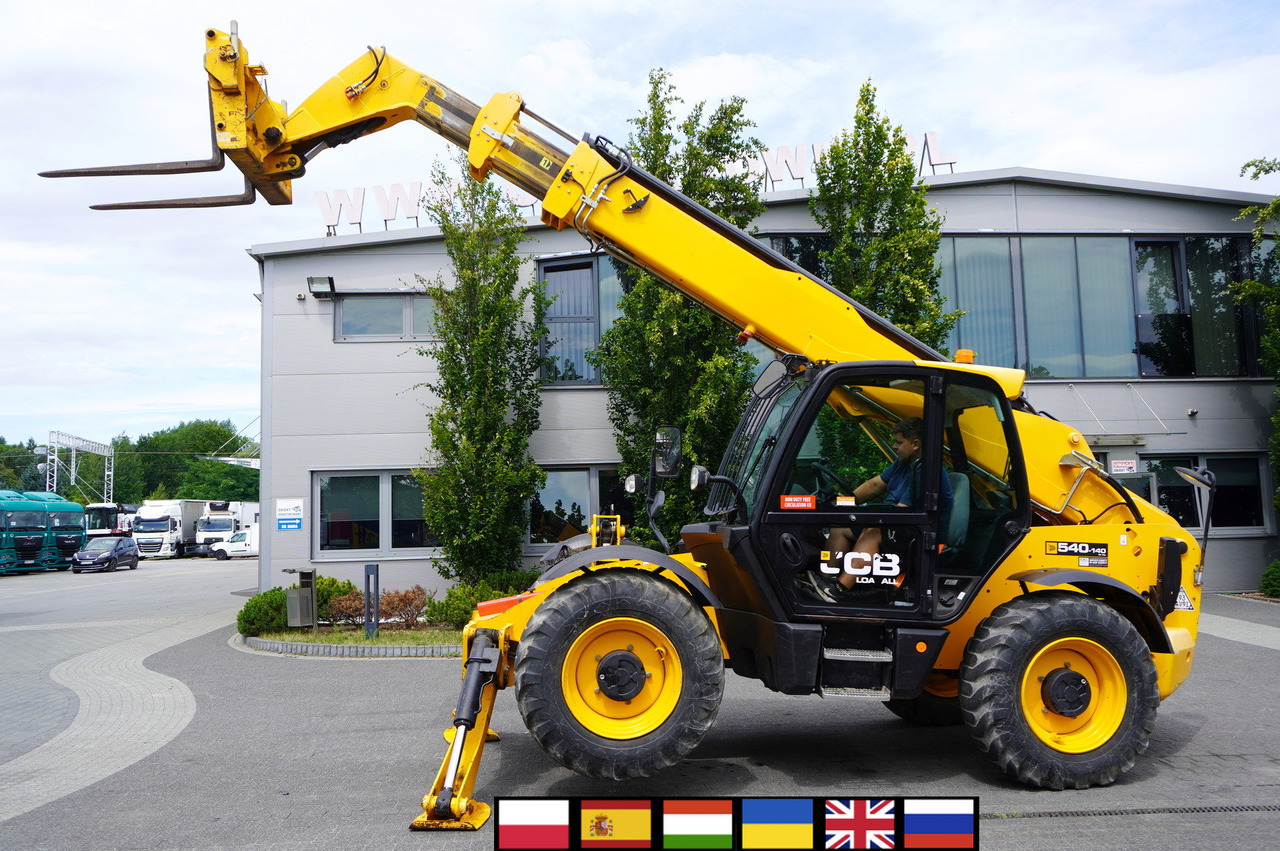 JCB 540-140 telescopic loader / 14 m range / 1800 MTH - Телескопски натоварувач на тркала: слика 1 JCB 540-140 telescopic loader / 14 m range / 1800 MTH - Телескопски натоварувач на тркала: слика 1