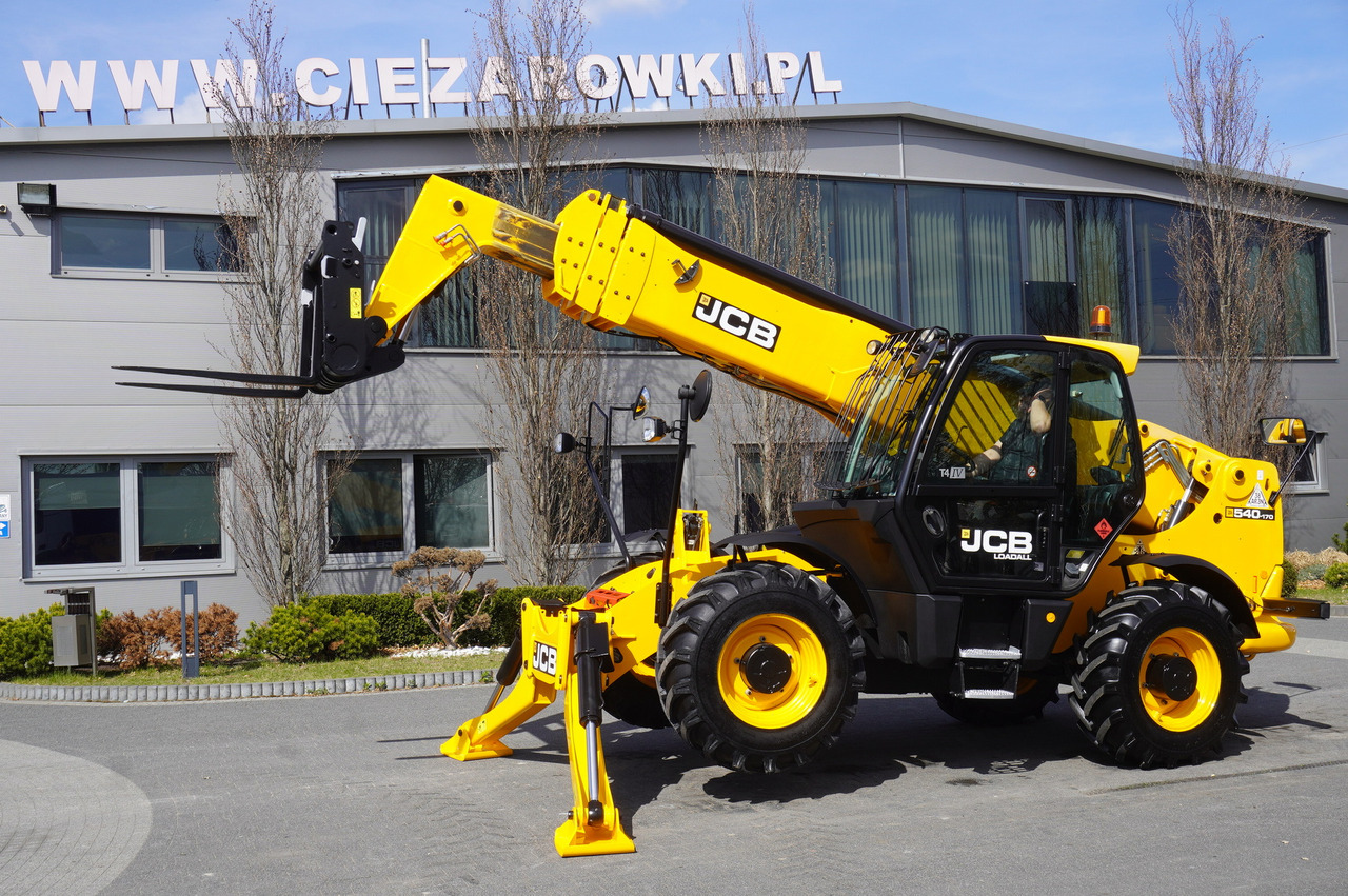 Натоварувач на тркала JCB 540-170 Telescopic Loader / 17m / joystick: слика 1