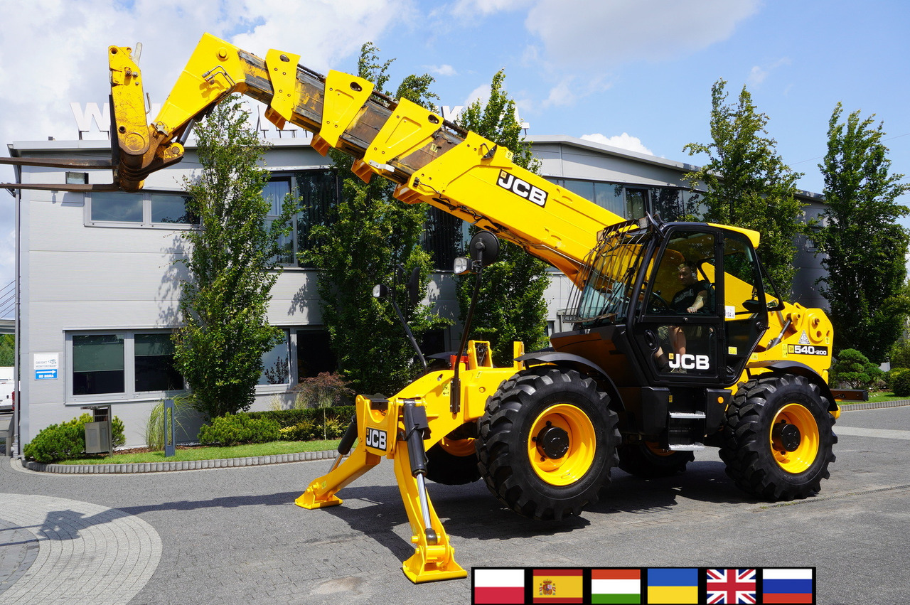 JCB 540-200 Telescopic Loader / 20 m reach / joystick - Телескопски натоварувач на тркала: слика 1 JCB 540-200 Telescopic Loader / 20 m reach / joystick - Телескопски натоварувач на тркала: слика 1