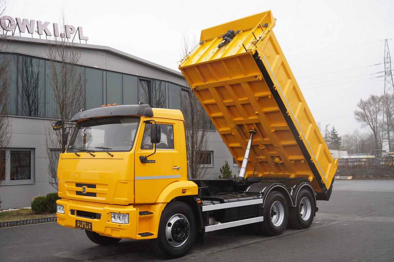 KAMAZ T2530 E5 6×4 / 3-sided tipper - Кипер, Камион со кран: слика 1 KAMAZ T2530 E5 6×4 / 3-sided tipper - Кипер, Камион со кран: слика 1