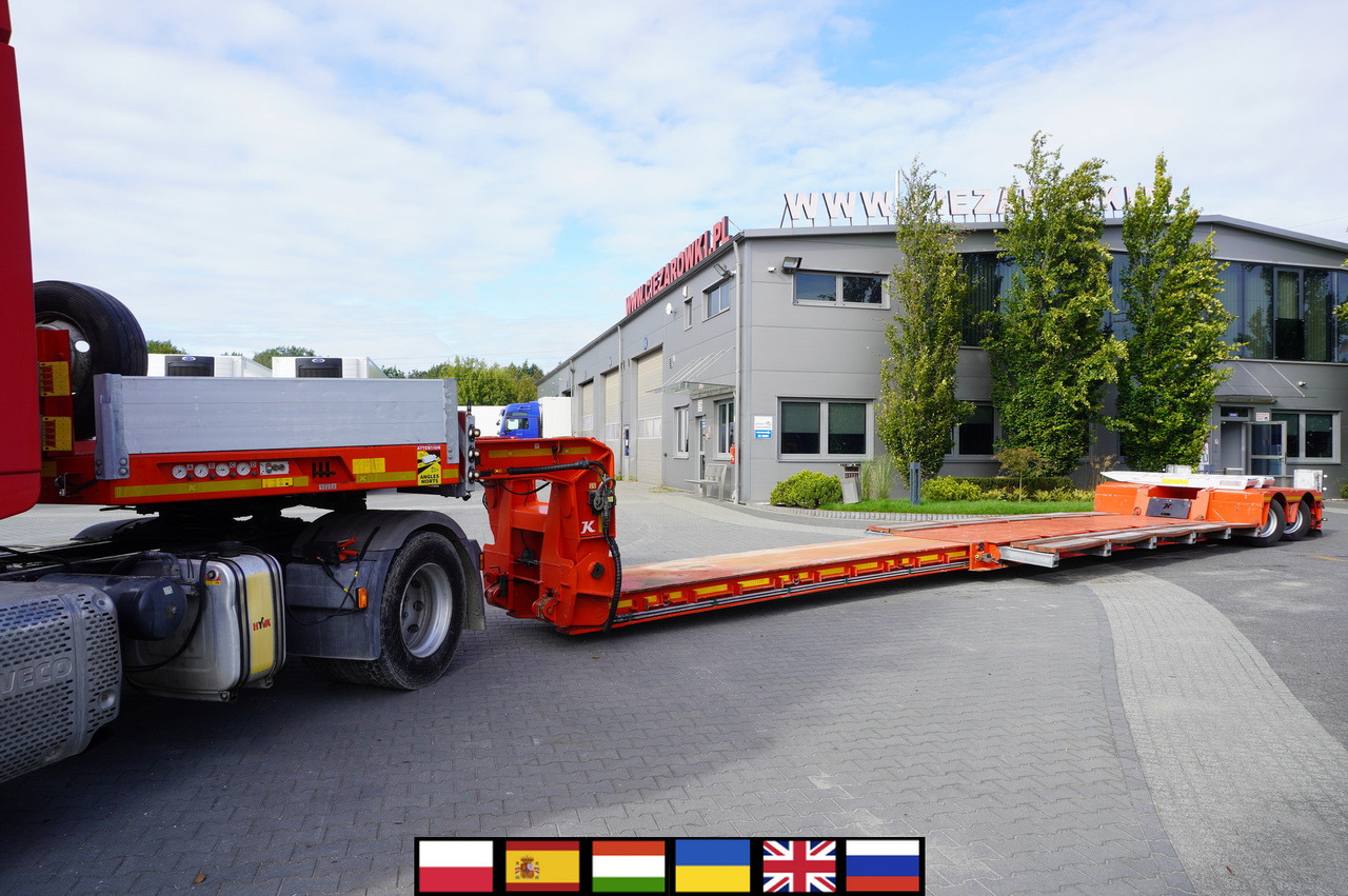 KÄSSBOHRER LB2 TIEF-BETT low loader semi-trailer / 16.5 m / Extendable semi-trailer / steered axles / 2 units - Полуприколка за низок утовар: слика 1 KÄSSBOHRER LB2 TIEF-BETT low loader semi-trailer / 16.5 m / Extendable semi-trailer / steered axles / 2 units - Полуприколка за низок утовар: слика 1