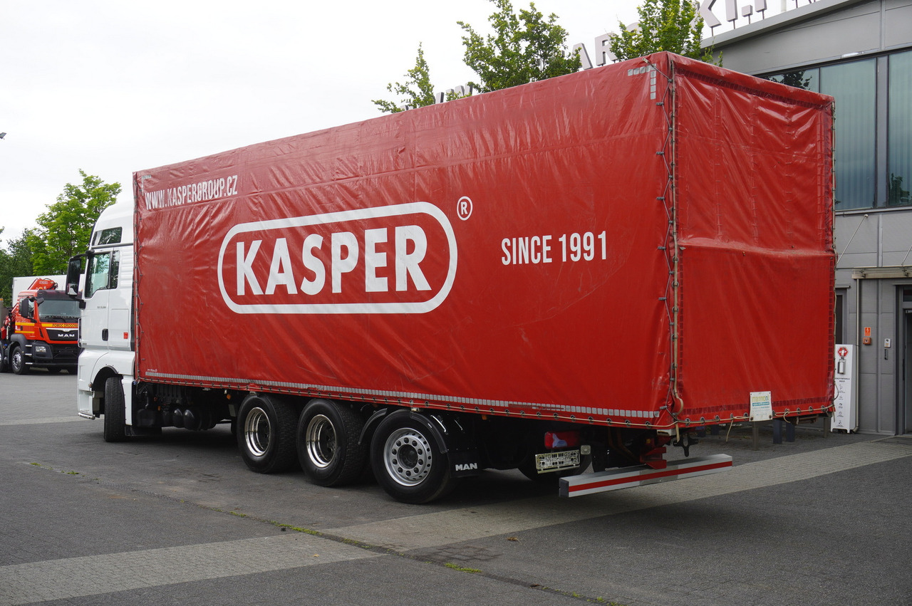MAN MAN TGX 35.580 E6 8x4 /4 / 23 EPAL tarp superstructure / 4th axle steered - Камион со церада: слика 3 MAN MAN TGX 35.580 E6 8x4 /4 / 23 EPAL tarp superstructure / 4th axle steered - Камион со церада: слика 3