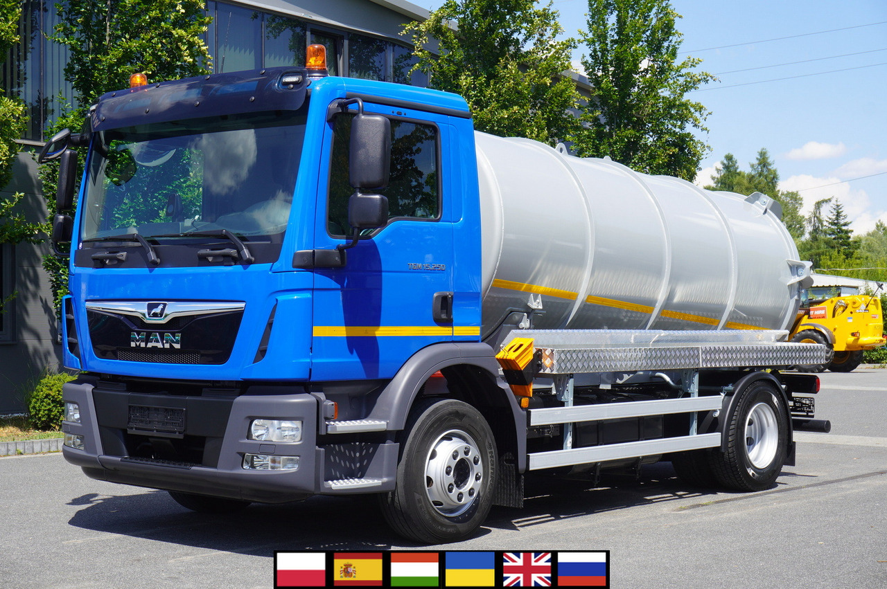 MAN TGM 15.250 / NEW septic tank (07/2025) superstructure 8000 l / 160 tho. km! - Камион цистерна: слика 1 MAN TGM 15.250 / NEW septic tank (07/2025) superstructure 8000 l / 160 tho. km! - Камион цистерна: слика 1