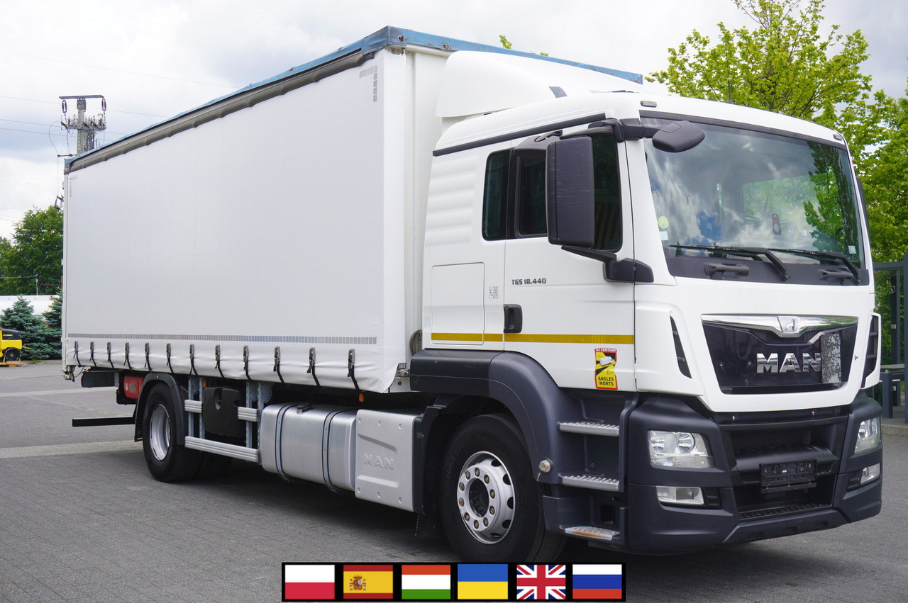 MAN TGS 18.440 / 19 EPAL curtainsider / Sleeper cab - Камион со церада: слика 1 MAN TGS 18.440 / 19 EPAL curtainsider / Sleeper cab - Камион со церада: слика 1