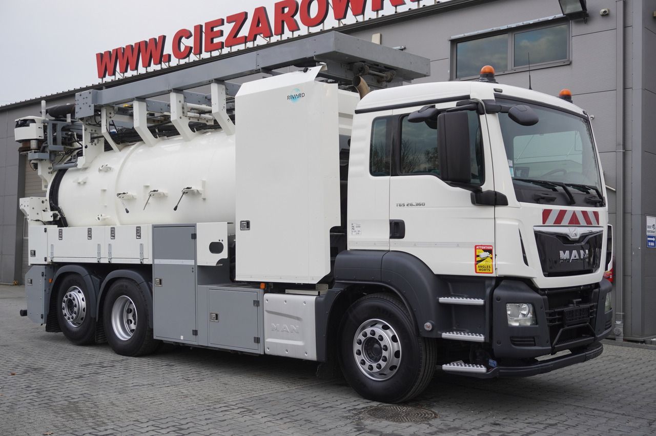 MAN TGS 26.360 E6 / RIVARD sewage cleaner 18 m3 / 180 tho. km / steering axle / 2 units - Вакуумски камион: слика 2 MAN TGS 26.360 E6 / RIVARD sewage cleaner 18 m3 / 180 tho. km / steering axle / 2 units - Вакуумски камион: слика 2