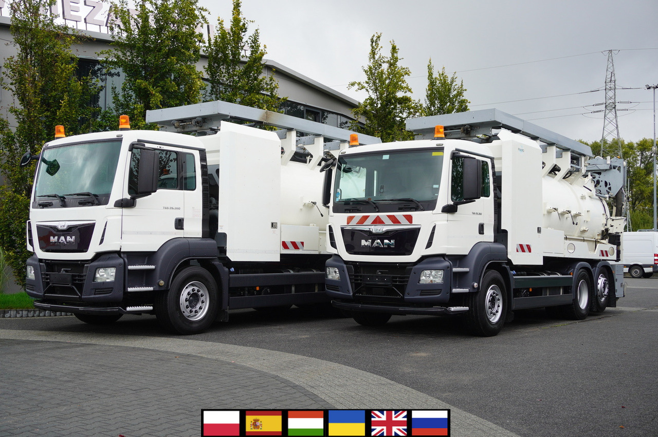 MAN TGS 26.360 E6 / RIVARD sewage cleaner 18 m3 / 90 tho. km / steering axle / 2 units - Вакуумски камион: слика 1 MAN TGS 26.360 E6 / RIVARD sewage cleaner 18 m3 / 90 tho. km / steering axle / 2 units - Вакуумски камион: слика 1