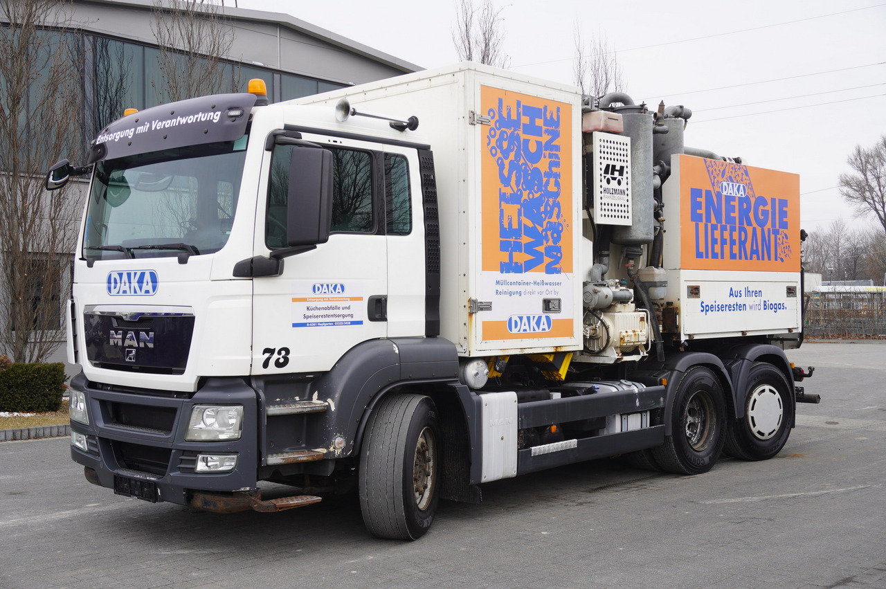 MAN TGS 26.360 / Holzmann Fahrzeugbau HBS 28/120.00 kitchen waste vehicle / Euro 5 - Камион за ѓубре: слика 1 MAN TGS 26.360 / Holzmann Fahrzeugbau HBS 28/120.00 kitchen waste vehicle / Euro 5 - Камион за ѓубре: слика 1