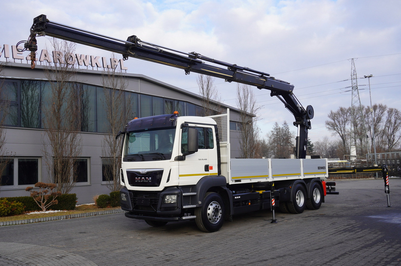MAN TGS 26.400 / HDS HIAB 244 EP-4 HIDUO 8500 kg / 6x4 - Камион со платформа, Камион со кран: слика 1 MAN TGS 26.400 / HDS HIAB 244 EP-4 HIDUO 8500 kg / 6x4 - Камион со платформа, Камион со кран: слика 1