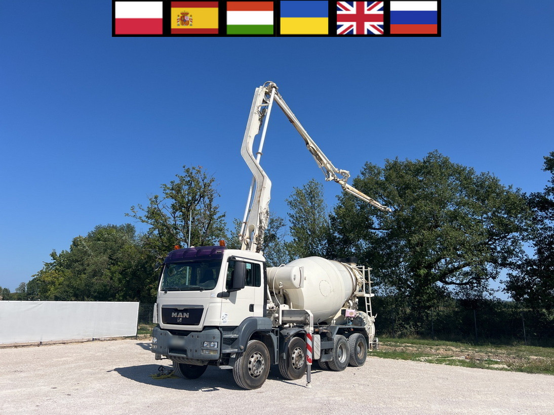 MAN TGS 32.400 8x4 Concrete Mixer Pump truck / 426 MTH !!! / 18 meters - Камион со бетонска пумпа: слика 1 MAN TGS 32.400 8x4 Concrete Mixer Pump truck / 426 MTH !!! / 18 meters - Камион со бетонска пумпа: слика 1