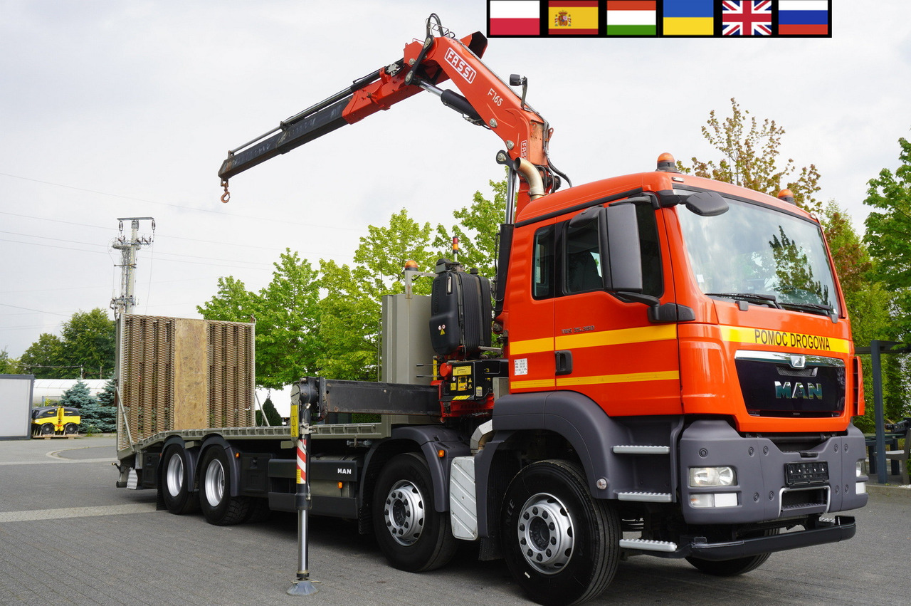MAN TGS 35.360 E5 8x2 / FASSI F165 / 5.4 T cap. / 8.25 m reach - Камион за влечење: слика 1 MAN TGS 35.360 E5 8x2 / FASSI F165 / 5.4 T cap. / 8.25 m reach - Камион за влечење: слика 1