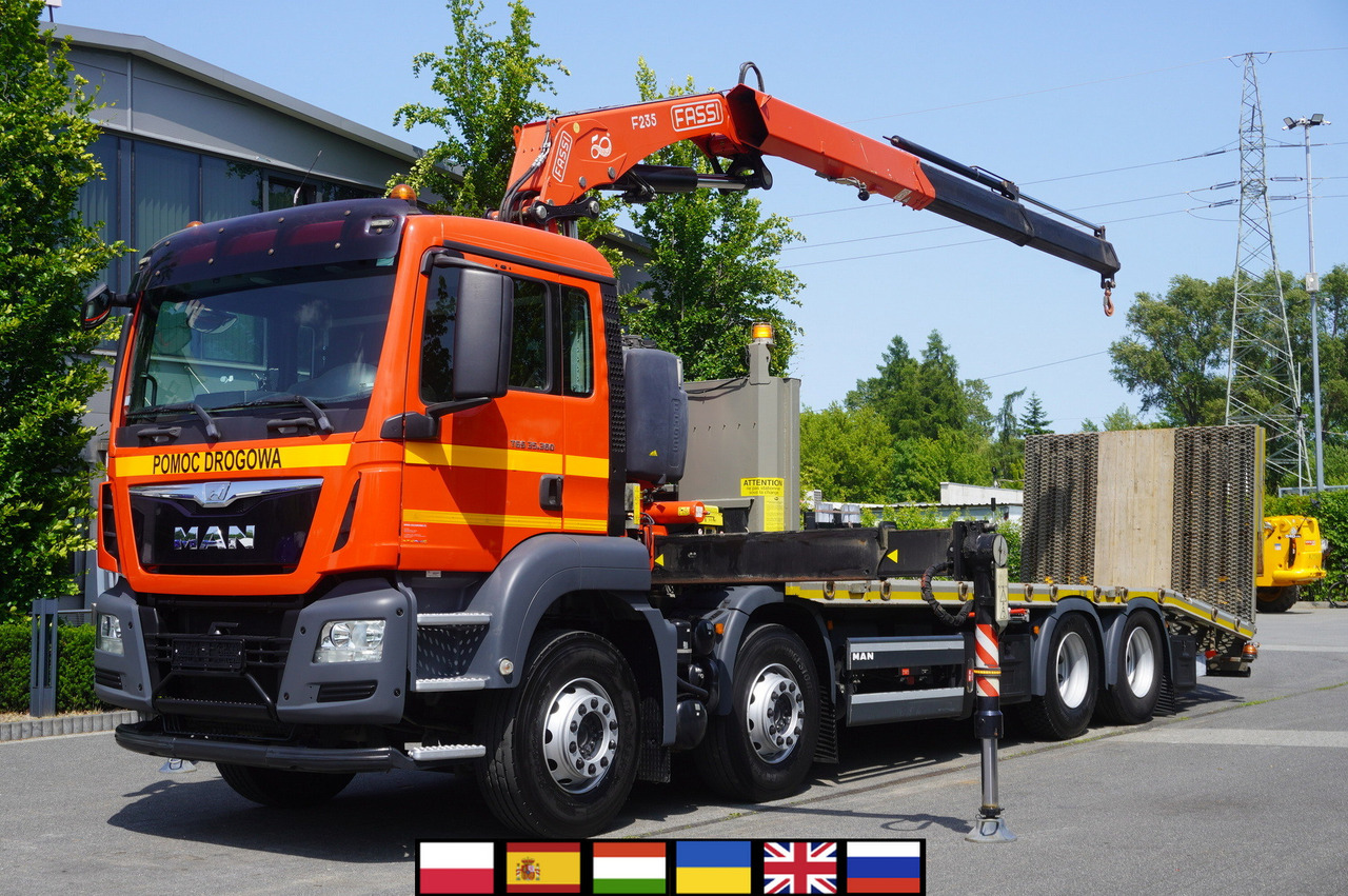 MAN TGS 35.360 E6 8x2 / FASSI F235 crane / 6.5 T cap. / 8.3 m reach - Камион за влечење: слика 1 MAN TGS 35.360 E6 8x2 / FASSI F235 crane / 6.5 T cap. / 8.3 m reach - Камион за влечење: слика 1