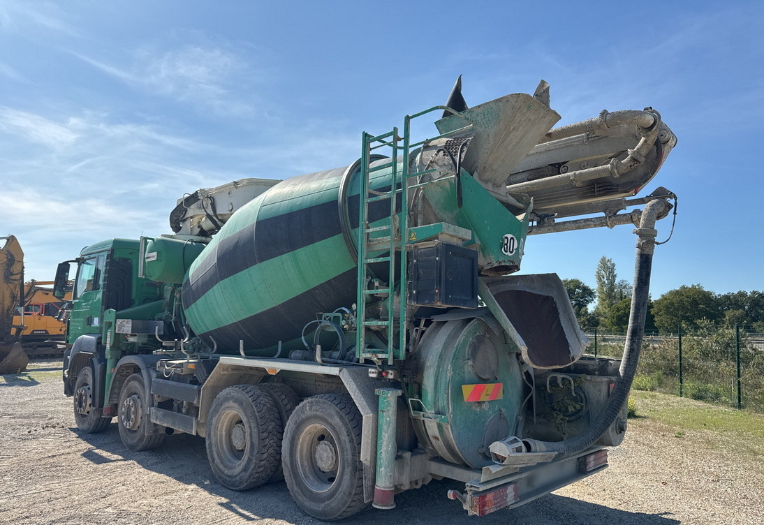 MAN TGS 35.480 8x4 Concrete Mixer Pump truck / Putzmeister M24-3 / 1600 MTH! - Камион со бетонска пумпа: слика 4 MAN TGS 35.480 8x4 Concrete Mixer Pump truck / Putzmeister M24-3 / 1600 MTH! - Камион со бетонска пумпа: слика 4