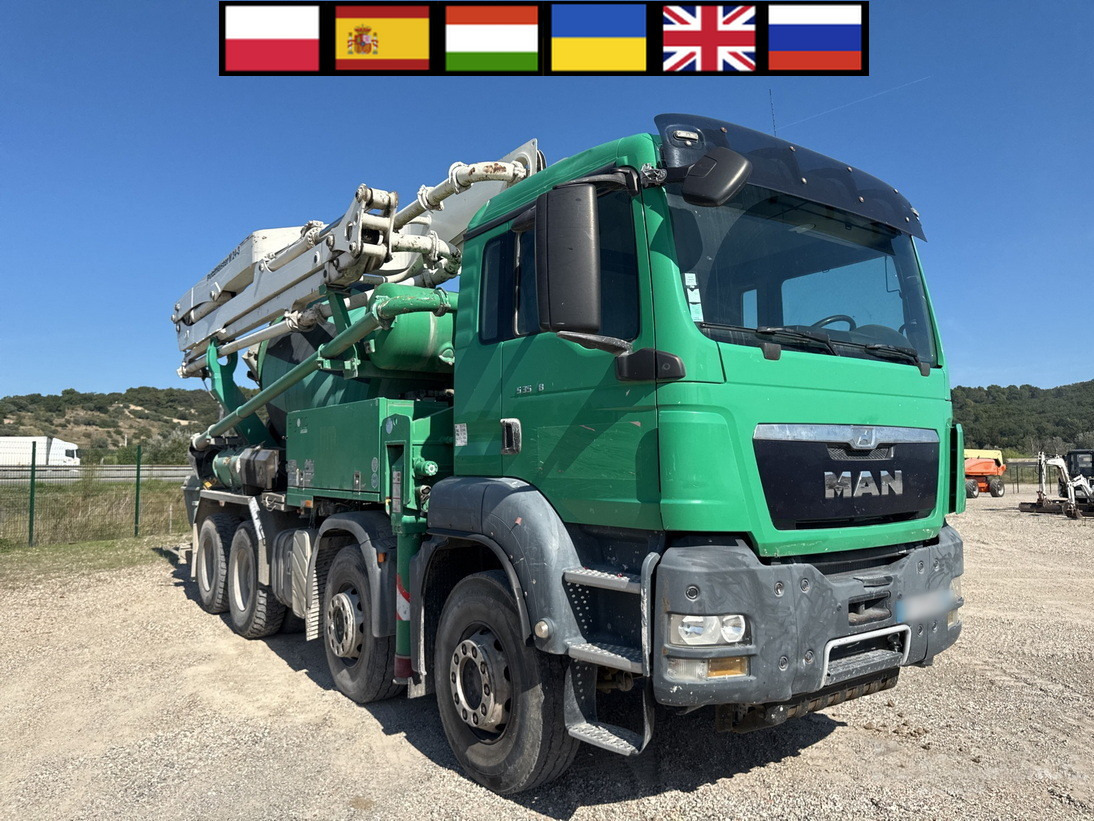MAN TGS 35.480 8x4 Concrete Mixer Pump truck / Putzmeister M24-3 / 1600 MTH! - Камион со бетонска пумпа: слика 1 MAN TGS 35.480 8x4 Concrete Mixer Pump truck / Putzmeister M24-3 / 1600 MTH! - Камион со бетонска пумпа: слика 1