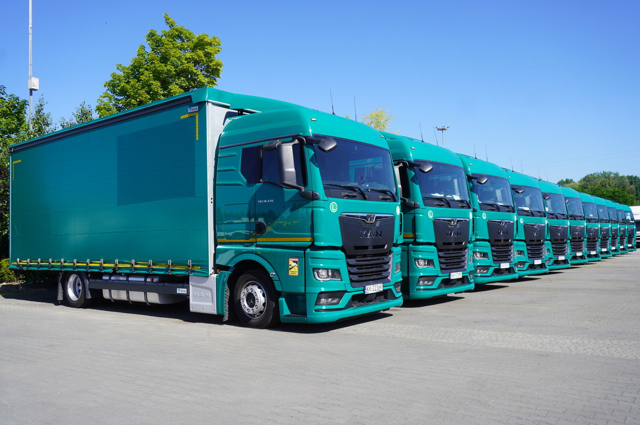 MAN TGX 18.470 / 2022 / Curtainsider 19 EPAL / Retarder / 15 units - Камион со церада: слика 3 MAN TGX 18.470 / 2022 / Curtainsider 19 EPAL / Retarder / 15 units - Камион со церада: слика 3