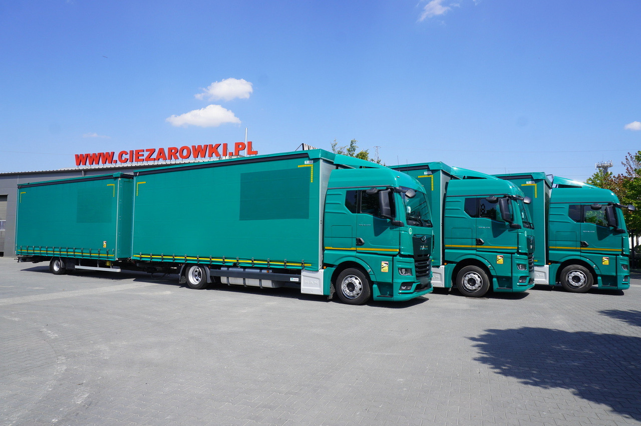 MAN TGX 18.470 / Trailer 19 EPAL / Curtainsider 19 EPAL / 2022 / Retarder / 15 units - Камион со церада: слика 2 MAN TGX 18.470 / Trailer 19 EPAL / Curtainsider 19 EPAL / 2022 / Retarder / 15 units - Камион со церада: слика 2