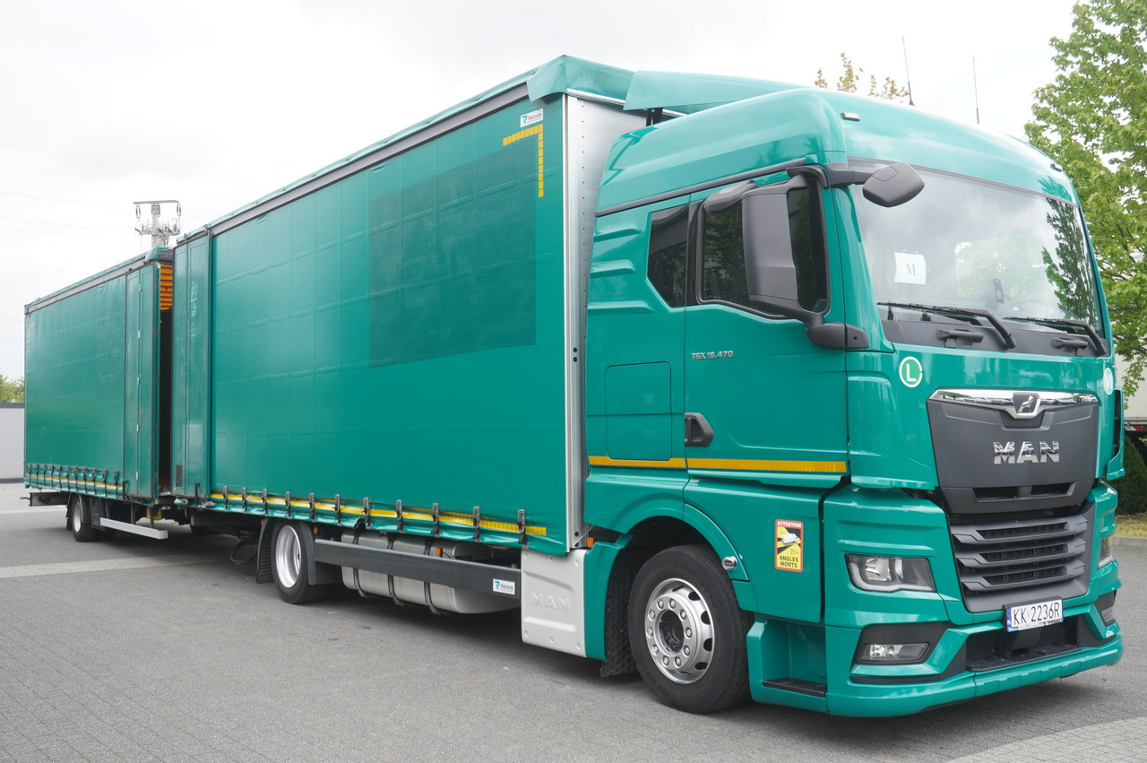MAN TGX 18.470 / Trailer 19 EPAL / Curtainsider 19 EPAL / 2022 / Retarder / 15 units - Камион со церада: слика 2 MAN TGX 18.470 / Trailer 19 EPAL / Curtainsider 19 EPAL / 2022 / Retarder / 15 units - Камион со церада: слика 2
