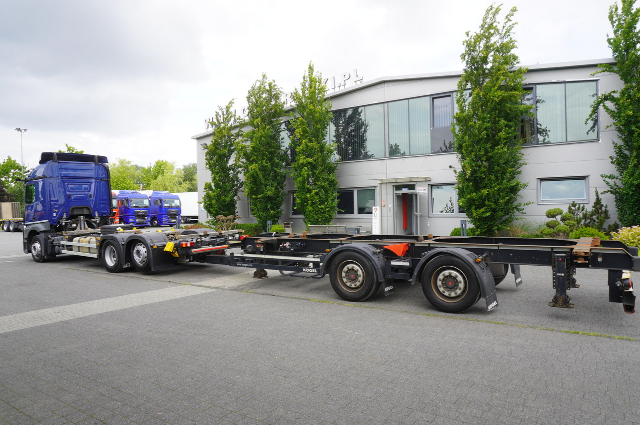 MERCEDES-BENZ Actros 2546 MP5 / BDF / 16.2 T load capacity / trailer BDF Kogel - Транспортер на контејнер/ Камион со променливо тело: слика 3 MERCEDES-BENZ Actros 2546 MP5 / BDF / 16.2 T load capacity / trailer BDF Kogel - Транспортер на контејнер/ Камион со променливо тело: слика 3