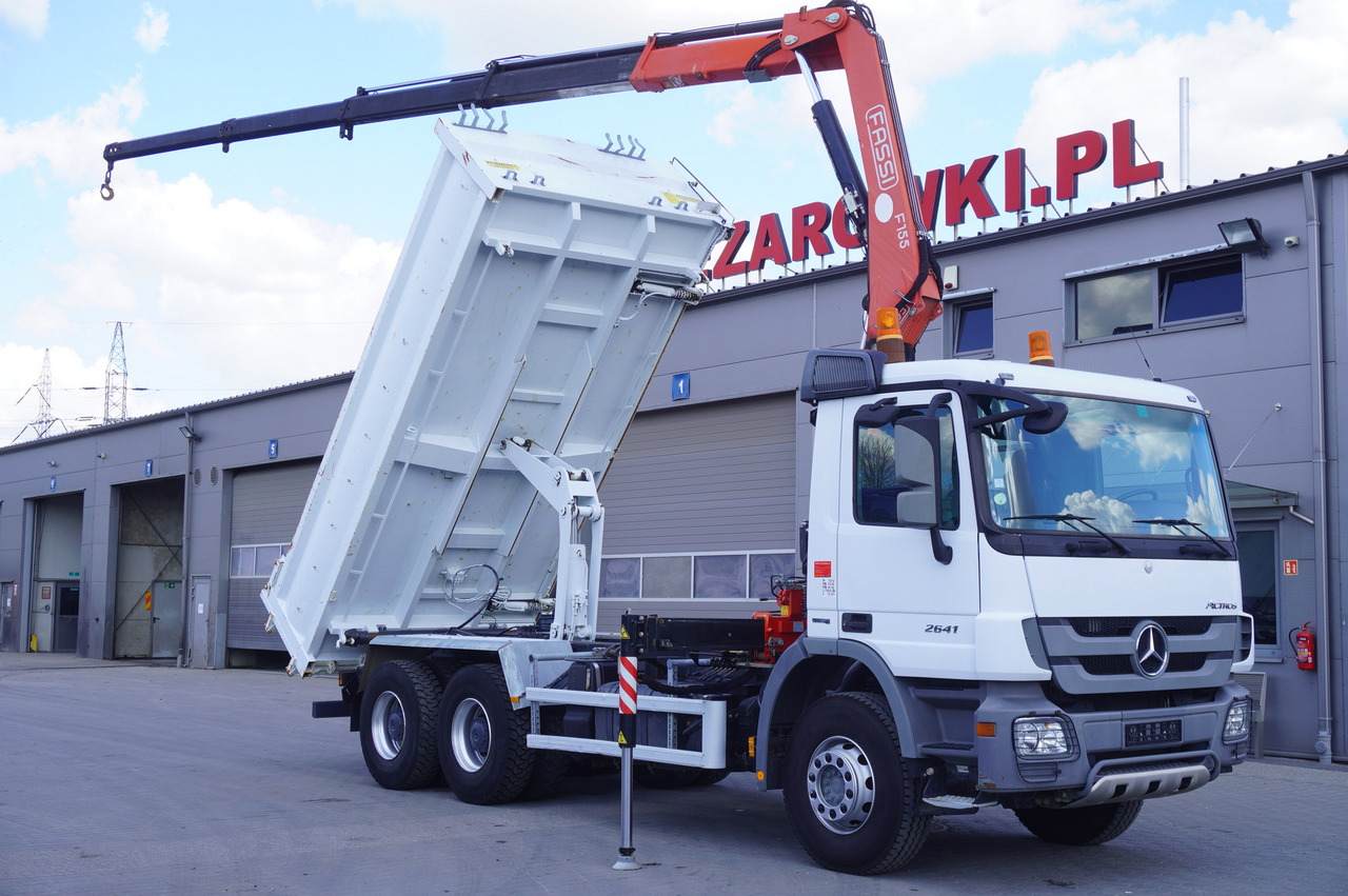 MERCEDES-BENZ Actros 2641 6×4 E5 / Crane / Dumper / 110000 km - Камион со кран, Камион со кран: слика 1 MERCEDES-BENZ Actros 2641 6×4 E5 / Crane / Dumper / 110000 km - Камион со кран, Камион со кран: слика 1