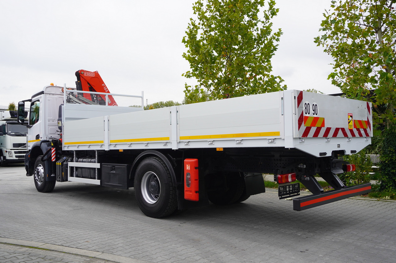 MERCEDES-BENZ Arocs 1830 / Flatbed 16 EPAL / HDS Fassi 155 / Reach 8 m / Load capacity 6160 kg - Камион со кран: слика 4 MERCEDES-BENZ Arocs 1830 / Flatbed 16 EPAL / HDS Fassi 155 / Reach 8 m / Load capacity 6160 kg - Камион со кран: слика 4