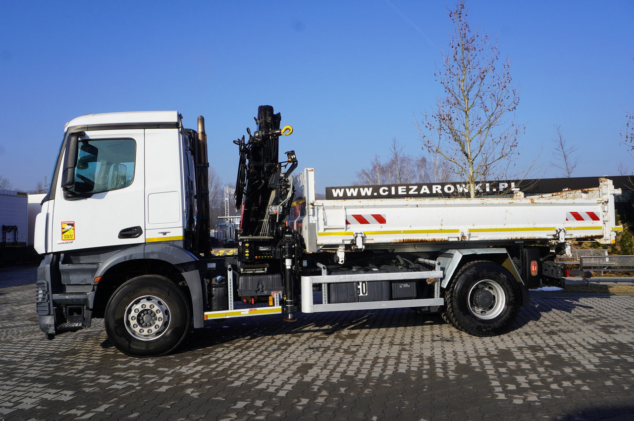 MERCEDES-BENZ Arocs 1833 / 87,000 km!!! / Hds HIAB X-DUO 128 B-2 / three-sided tipper - Камион со кран, Камион со кран: слика 4 MERCEDES-BENZ Arocs 1833 / 87,000 km!!! / Hds HIAB X-DUO 128 B-2 / three-sided tipper - Камион со кран, Камион со кран: слика 4
