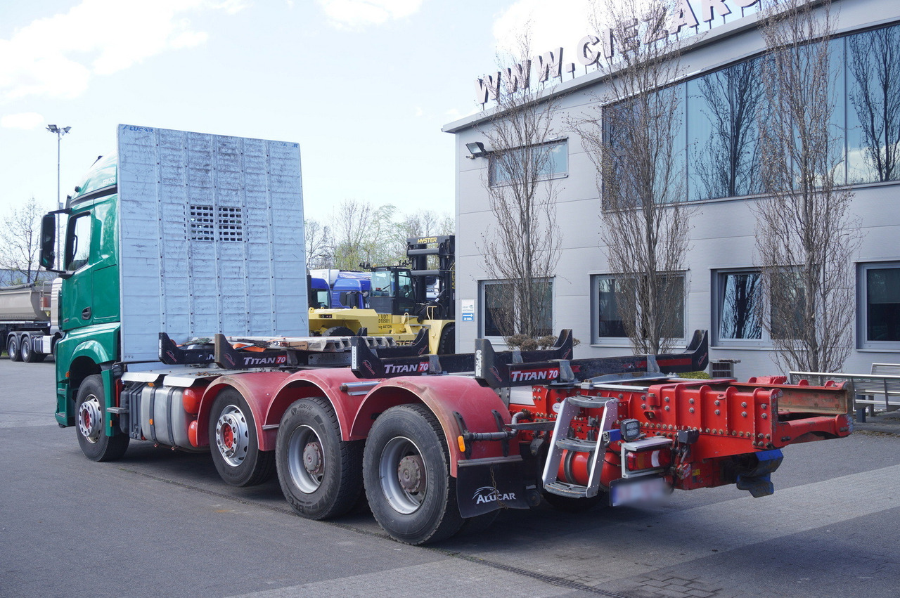 Mercedes-Benz Arocs 3563 8 × 4 / 630 HP / steered axle / Logging superstructure - Камион за дрва: слика 5 Mercedes-Benz Arocs 3563 8 × 4 / 630 HP / steered axle / Logging superstructure - Камион за дрва: слика 5