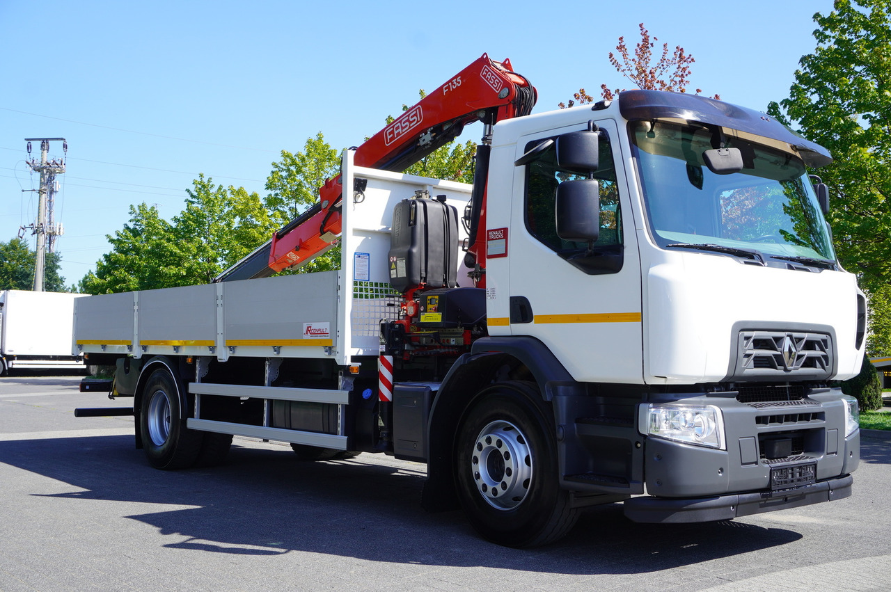 RENAULT C280 DTI 8 / FASSI crane 5.6 T / range 8 m / Flatbed 15 EPAL - Камион со кран: слика 5 RENAULT C280 DTI 8 / FASSI crane 5.6 T / range 8 m / Flatbed 15 EPAL - Камион со кран: слика 5
