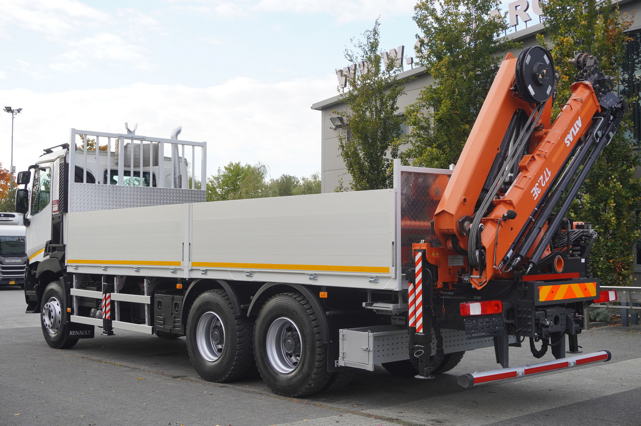 RENAULT C380 Comfort 6x4 / Atlas 172.3E crane / Range 12.3 m / capacity 6.1 t / Flatbed 17 EPAL - Камион со платформа, Камион со кран: слика 5 RENAULT C380 Comfort 6x4 / Atlas 172.3E crane / Range 12.3 m / capacity 6.1 t / Flatbed 17 EPAL - Камион со платформа, Камион со кран: слика 5