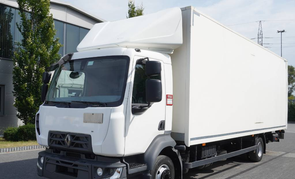RENAULT D12 E6 / Container 18 pallets / tail lift - Камион сандучар: слика 1 RENAULT D12 E6 / Container 18 pallets / tail lift - Камион сандучар: слика 1