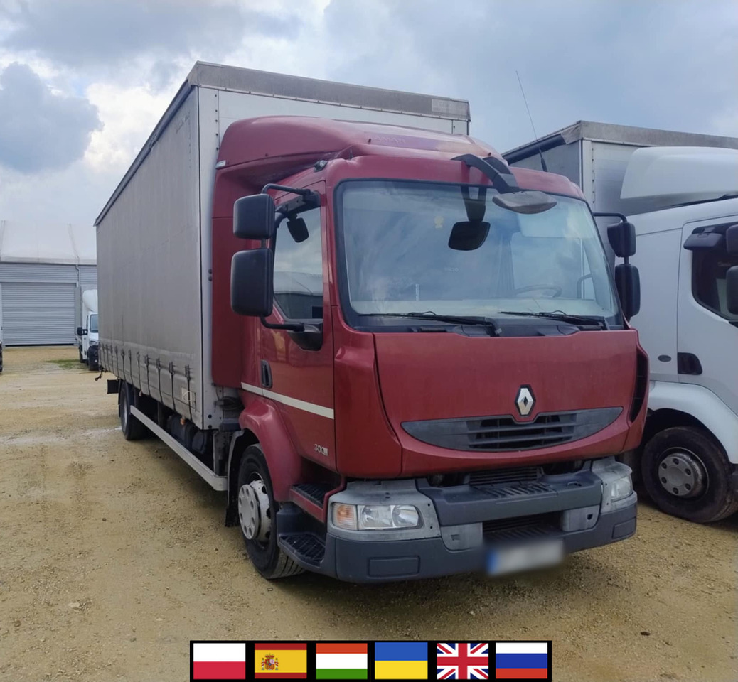 RENAULT Midlum 300 / Curtain 18 EPAL / Sleeping cab - Камион со церада: слика 1 RENAULT Midlum 300 / Curtain 18 EPAL / Sleeping cab - Камион со церада: слика 1