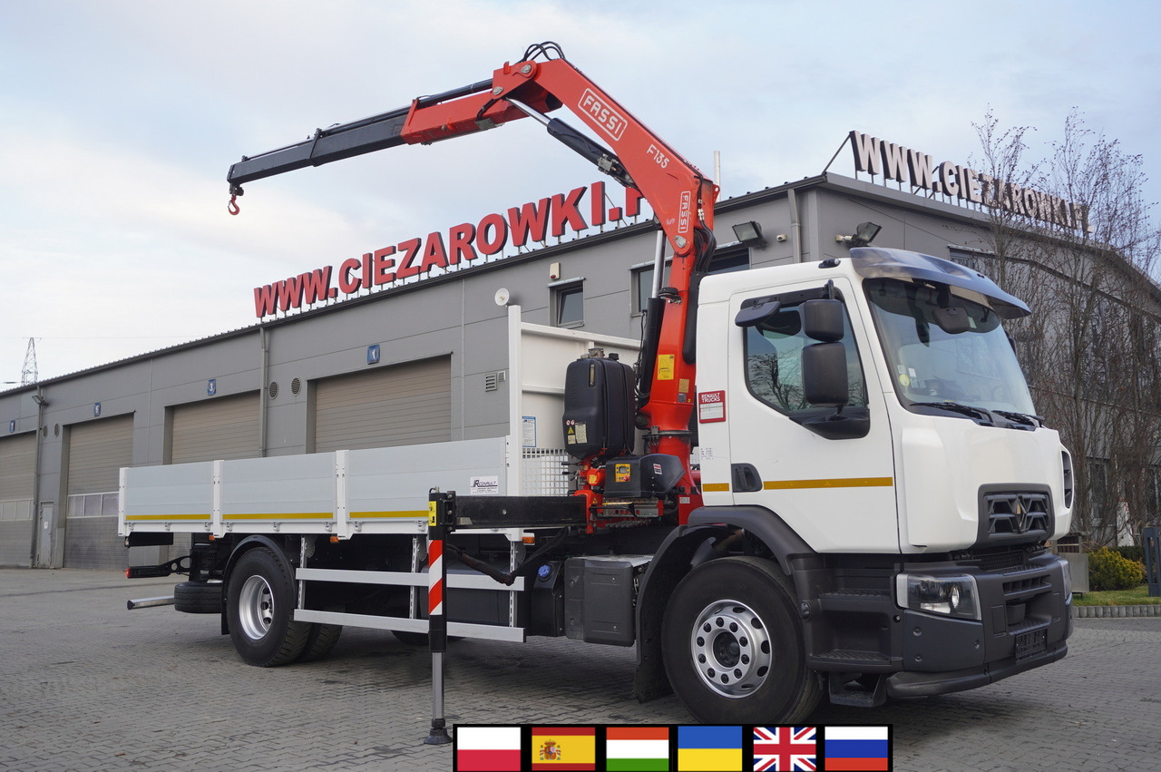 Renault C320 P4x2 E6 / Fassi 5.6 t / Range 8 m / Platform 15 EPAL - Камион со кран: слика 1 Renault C320 P4x2 E6 / Fassi 5.6 t / Range 8 m / Platform 15 EPAL - Камион со кран: слика 1