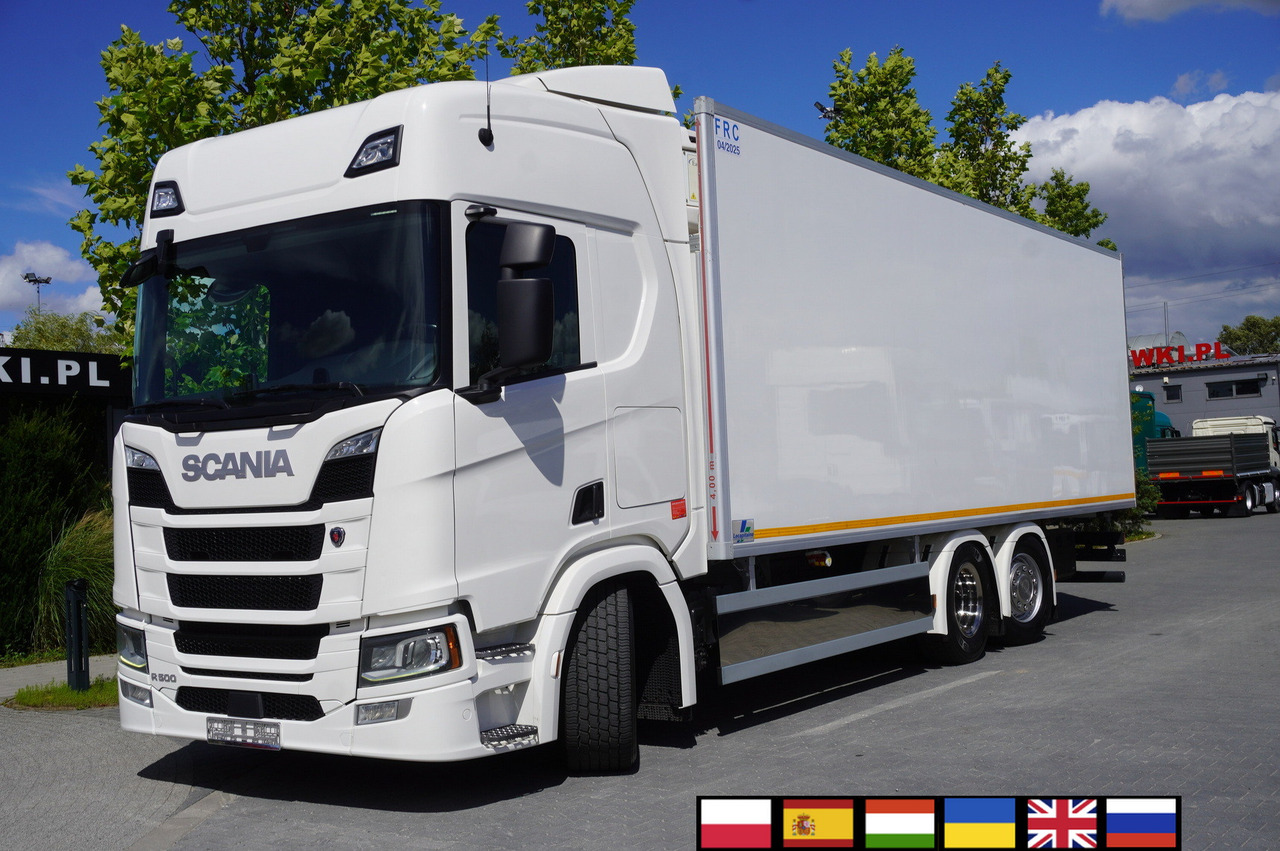 SCANIA R500 / Lecapitaine refrigerator 20 EPAL / Carrier Supra 950 / Steered 3rd axle - Камион ладилник: слика 1 SCANIA R500 / Lecapitaine refrigerator 20 EPAL / Carrier Supra 950 / Steered 3rd axle - Камион ладилник: слика 1