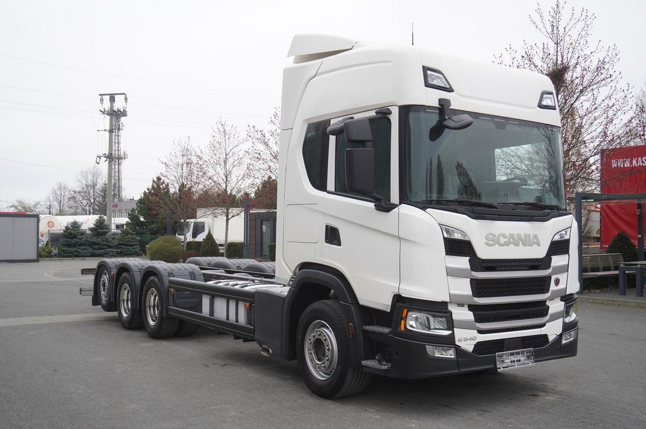 Scania G540 8x4 / Chassis 8.7 m / Steered axle / 2021 - Камион со кабинска шасија: слика 1 Scania G540 8x4 / Chassis 8.7 m / Steered axle / 2021 - Камион со кабинска шасија: слика 1