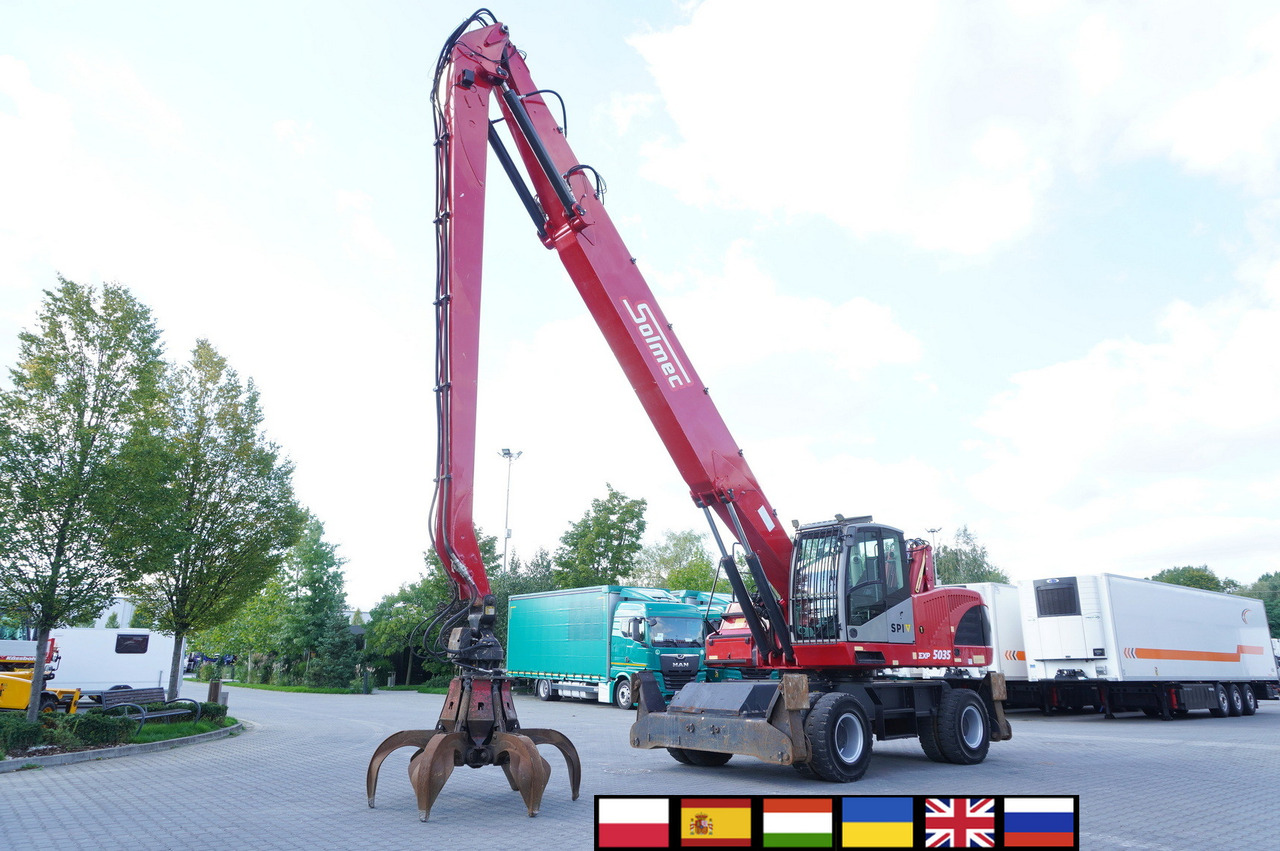 Solmec EXP 5035 / 6000 mth ! / 37t material handler - Багер на тркала: слика 1 Solmec EXP 5035 / 6000 mth ! / 37t material handler - Багер на тркала: слика 1