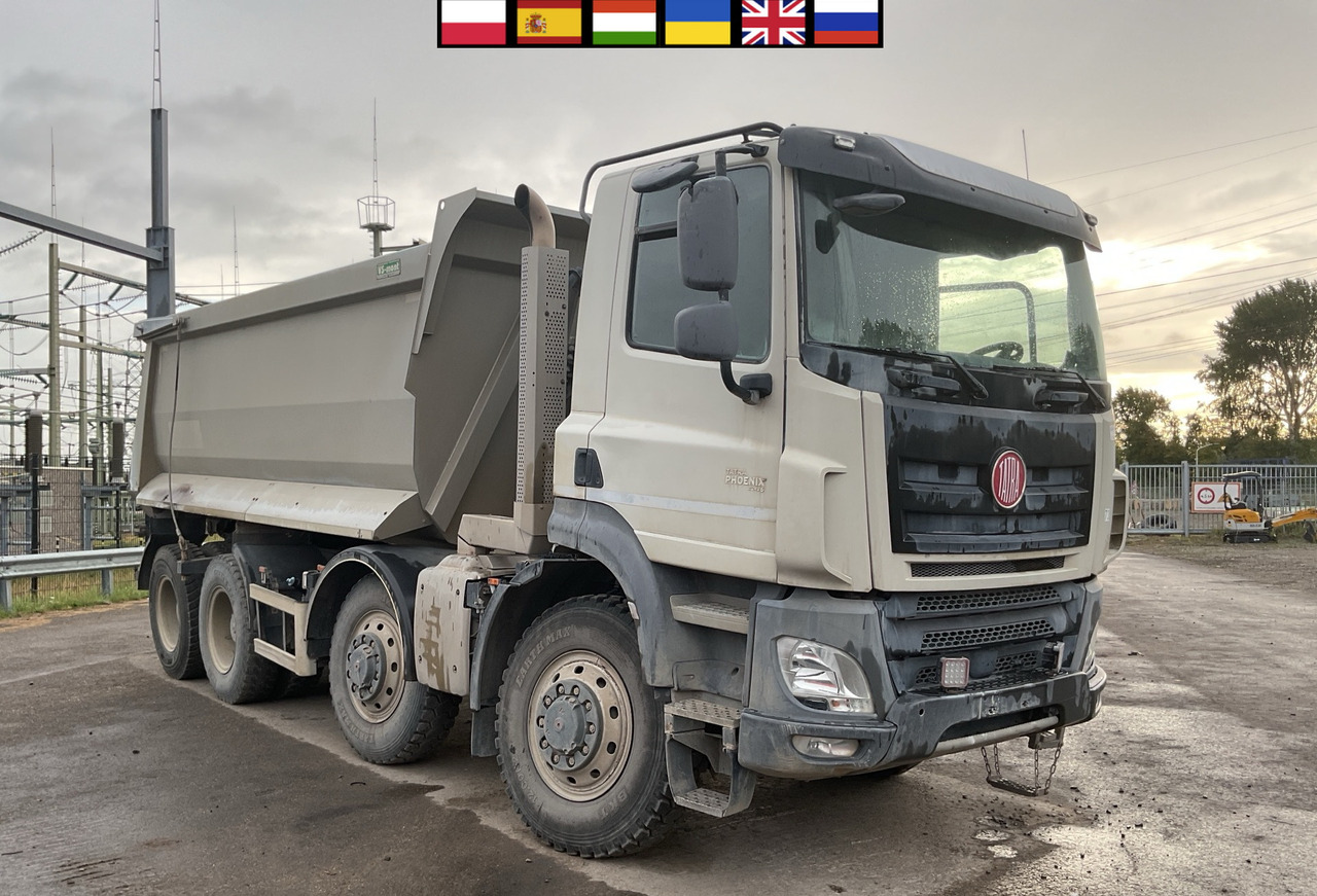 TATRA Phoenix 8x8 Twin-Steer Quad/A dump truck / 30 tho. km - Голем истоварувач/ Камион за камења: слика 1 TATRA Phoenix 8x8 Twin-Steer Quad/A dump truck / 30 tho. km - Голем истоварувач/ Камион за камења: слика 1